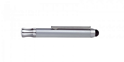 Ручка со штампом Карманный штамп Travel Stamp&Touch — серебристый производства Heri