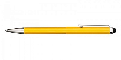 Ручка со штампом Ручка со штампом Stamp&touch — желтая производства Heri